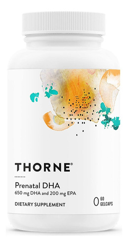 Prenatal Dha 650 Mg Thorne 60 Cápsulas