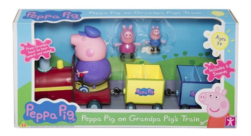 Peppa Pig 3 Personajes El Tren Del Abuelo George