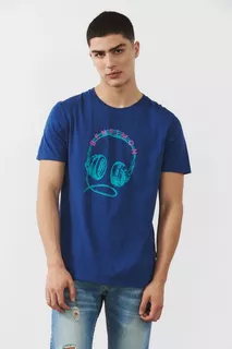 Remera Headphones M/c Bensimon