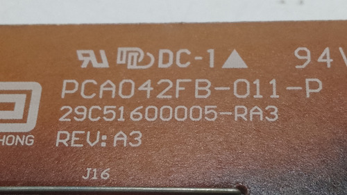 Fuente Sanyo Lcdm-907 Pca042fb-011-p No Funciona! Jk2381 (Usado)