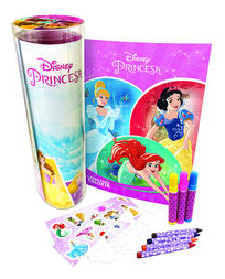 Libro Disney Tubo Historias Para Colorir Princesas De Editor