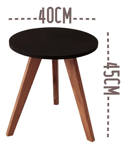 Mesa Auxiliar Escandinava Decorativa Setx2 Mediana/grande