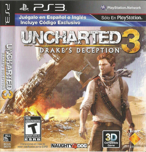 Ps3 Uncharted 3 Drake's Deception