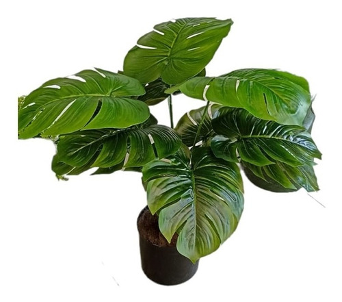 Ramo Monstera Plantas Y Flores Artificiales