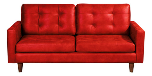 Sofa Napoles 3 Cuerpos Cuero Kentucky - Latam Home