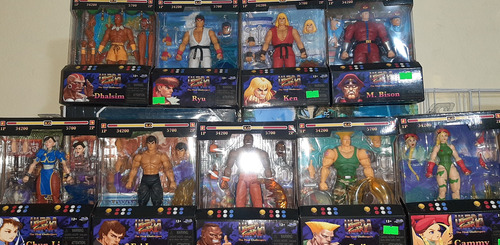 Jada Toys Street Fighter Full Set 9 Pzas Figuras (Usado)