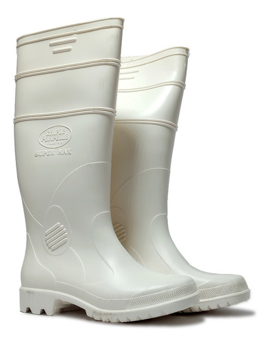 Bota Calfor Pampeana Pvc Blanca Super Max Frigorifica