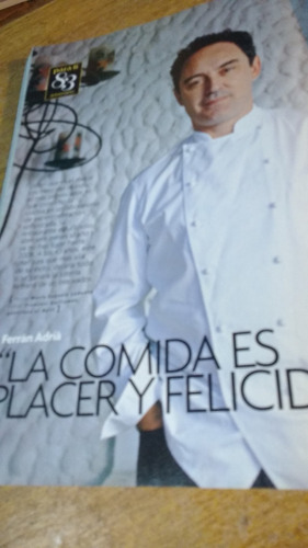 Revista Para Ti Aniversario 83 Ferran Adria Chef Cocinero