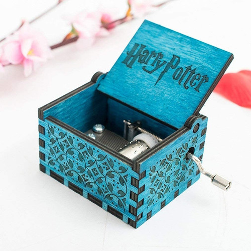 Imagen 2 de 6 de Caja Musical Madera - Harry Potter - Diseño Always