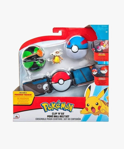 Pokemon Set De Cinturon Con Figura Cubone Pokebolas 95283