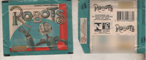 2 Sobres De Figuritas * Robots * Panini - Lleno - Año 2005