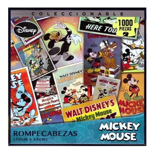 Rompecabezas Novelty Disney Mickey Mouse 1000 Pza