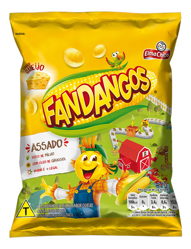 Salgadinho de Milho Elma Chips Fandangos queijo 37 g