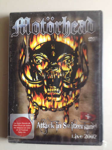 Motorhead Attack In Switzerland Live 2002 Dvd  Nacional