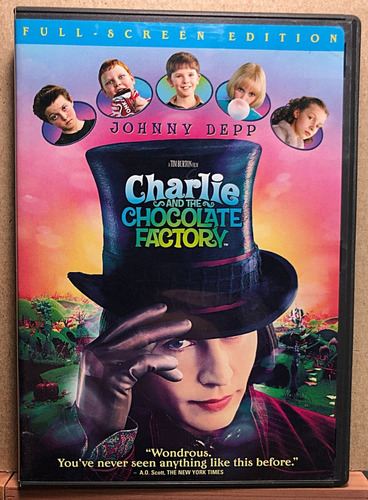 Charlie Y La Fabrica De Chocolate Pelicula Dvd Original 