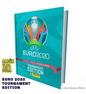 Album Tapa Dura Euro 2020 Panini, Edición Limitada