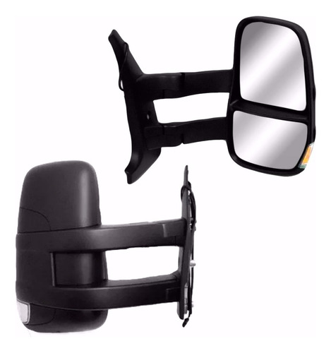 Retrovisor Direito Iveco Daily 08 A 17 Completo Braço Longo