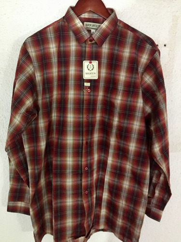 Camisa Hombre Manga Larga Brighton Designs Talle L (16 1/2)