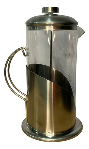 Cafetera Embolo Manual Prensa Francesa 1 Litro Vidrio Acero