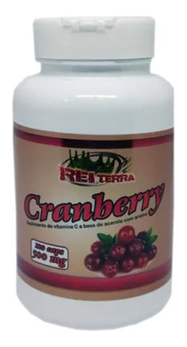 Cranberry 500mg Rei Terra 120 Cápsulas