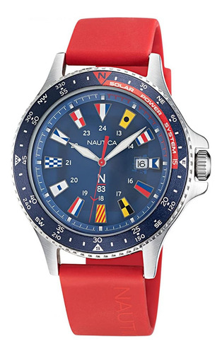 Reloj Nautica Napcba131 Rojo Hombre