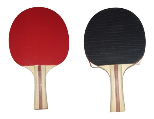 2 Raquetas De Tennis De Mesa Con 3 Pelotas Y Red