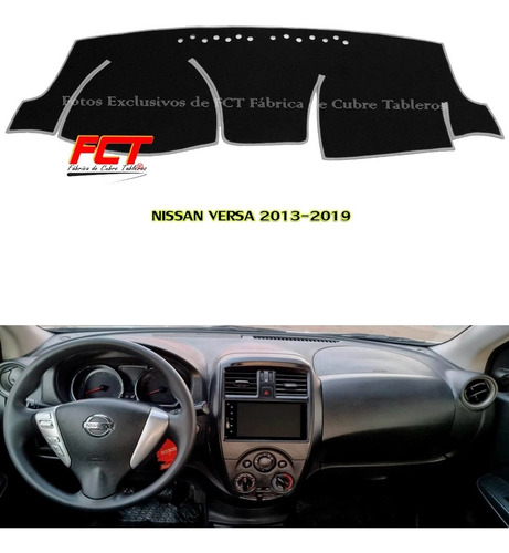 Cubre Tablero Nissan Versa 2014 2015 2016 2017 2018 2019 Fct