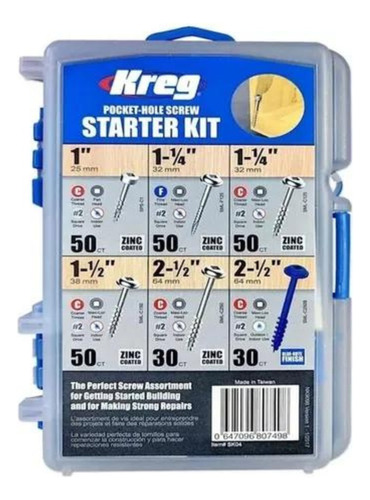 Kreg Kit Tornillos De Iniciación Sk04-int 102231