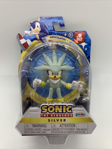 Silver Sonic The Hedgehog Mini 2.5 Pulgadas 2021 6cm