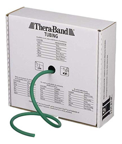 Tubos De Resistencia Theraband Professional Latex Green De 2