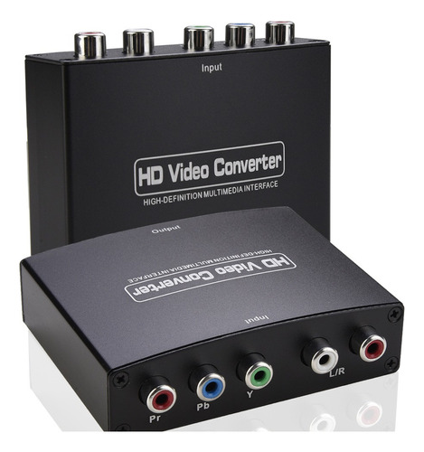 Convertidor De Audio Hd Component Ypbpr+l/r A Vídeo Hdmi