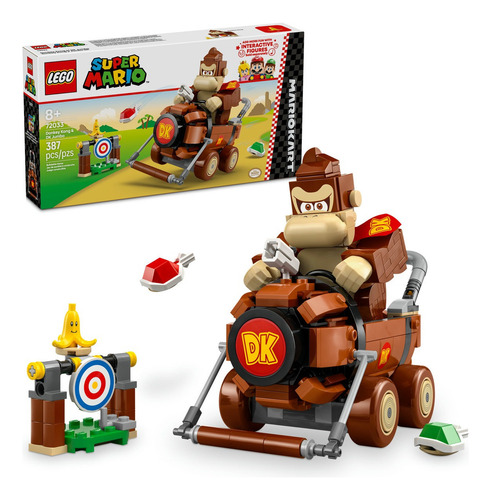 Lego® Super Mario: Mario Kart: Donkey Kong Y Jumbo Dk 72033; 387 Mario Bros