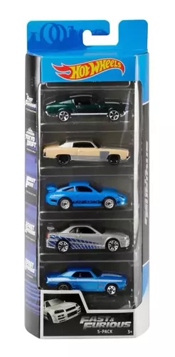 Pack de 5 Hot Wheels - Fast And Furious - Velozes e Furiosos - FYL16 Escala  Miniaturas by Mão na Roda 4x4