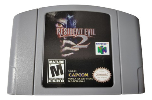 Resident Evil 2 64 Nintendo 64 Cartucho Fita