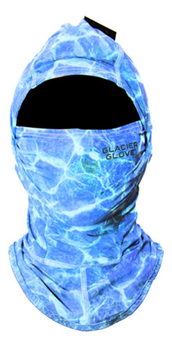 Balaclava Para Proteccion Solar Color Azul Diseño De La Tela Destellos Talla Unitalla