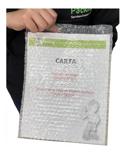 Imagen 7 de 9 de E 200 Bolsas En Plástico Burbuja Tamaño Carta Con Solapa
