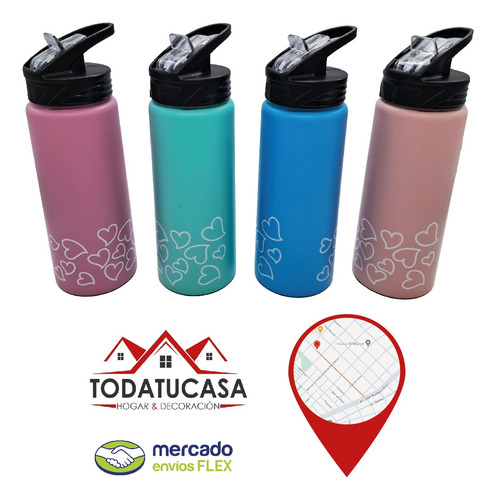 Botella Hidratación Acero Inoxidable 750 Ml Ttc