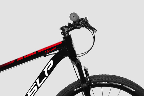 Bicicleta Slp Mtb 10 Pro 2025 Aluminio R29 Shimano 21v Color Negro/Rojo/Blanco/Azul Tamaño del cuadro 18