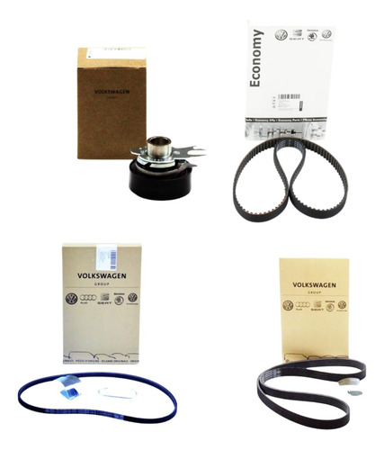 Kit Tensor + Correias Gol Fox Polo Voyage Ea111 Original Vw