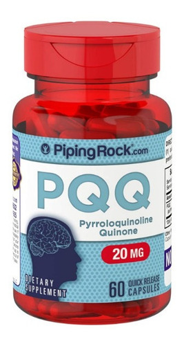 Pqq 20mg 60 Cápsulas (pirroloquinolina Quinona) - Últimas
