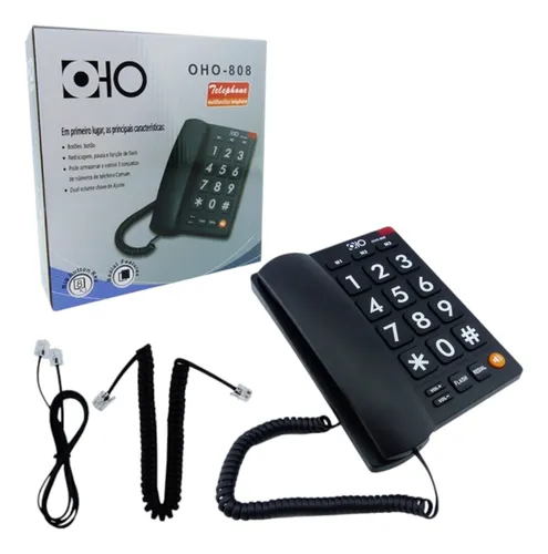Telefono De Red Fija Marca Oho Modelo 808.