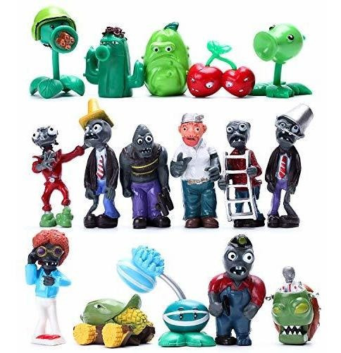 Maikerry 16pcs Plantas Vs Zombies Figuras Figuras De 2gp1w