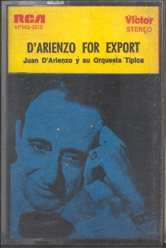 Juan D`arienzo - For Export - Cassette Usado