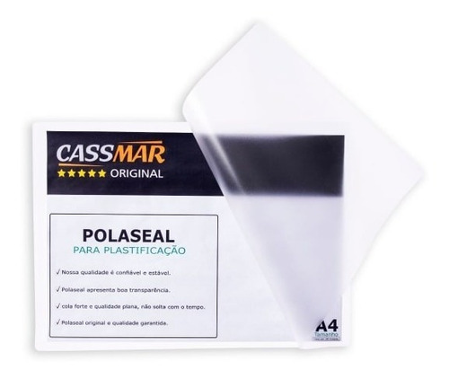 Imagem 3 de 4 de Polaseal Plástico Para Plastificação A4 220x307x0,07mm 20un