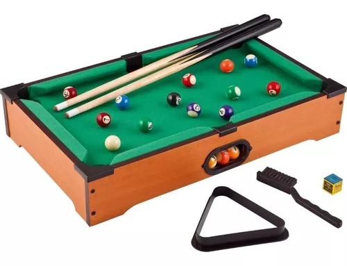 Brinquedo Jogo Mini Mesa De Bilhar Snooker Sinuca Infantil Biliardo Grande