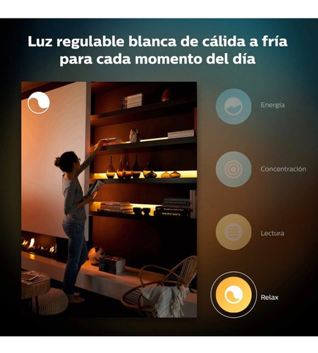 Imagen 4 de 7 de Philips Hue Lightstrip Plus V4 Extensión 1 Metro Bluetooth