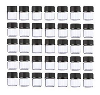 Elfenstall 100pcs 1ml 1/4 Copita De Cristal Clara Mini Aceit