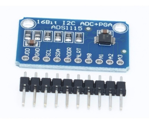 Modulo Ads1115 Adc Amplificador De Ganancia Programable 16 B