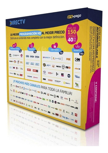 Kit Directv Hd Prepago 46 Cm Distribuidor Oficial Original