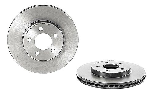 2 Discos Ventilados Del Ford Escape 04/12 Brembo